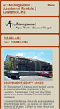 Mobile Screenshot of apartmentslawrencekansas.com